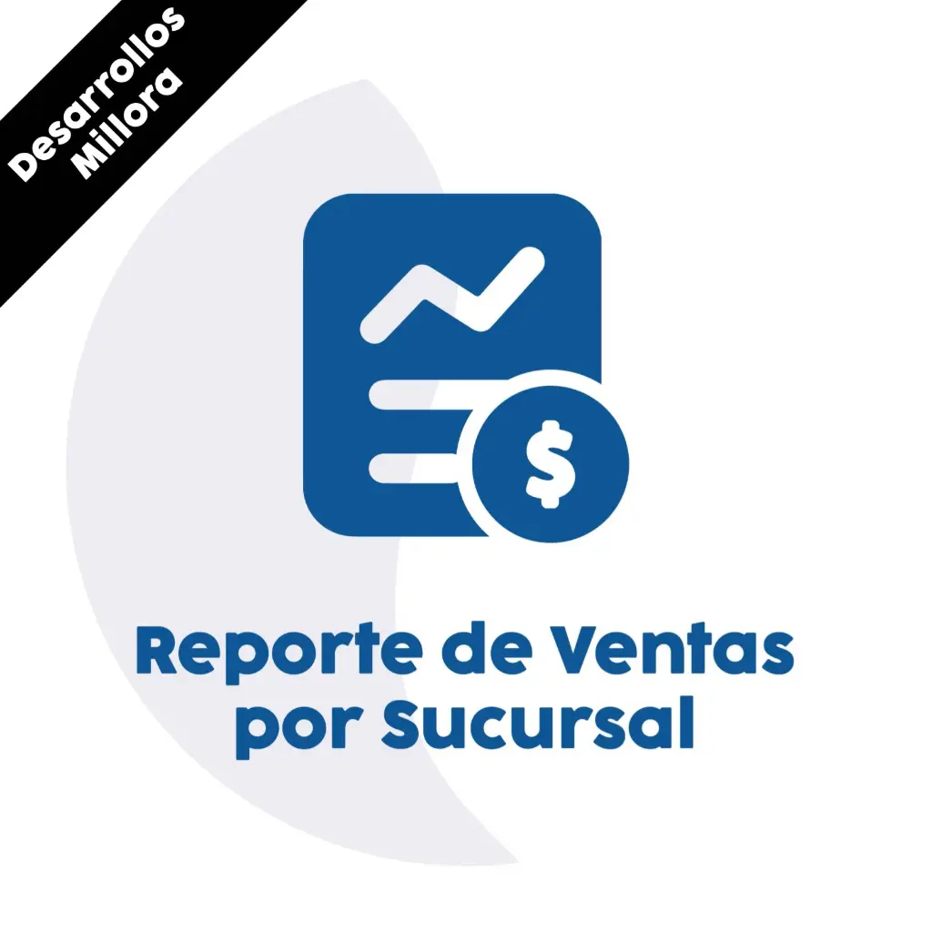 Reporte comparativo de ventas por sucursal