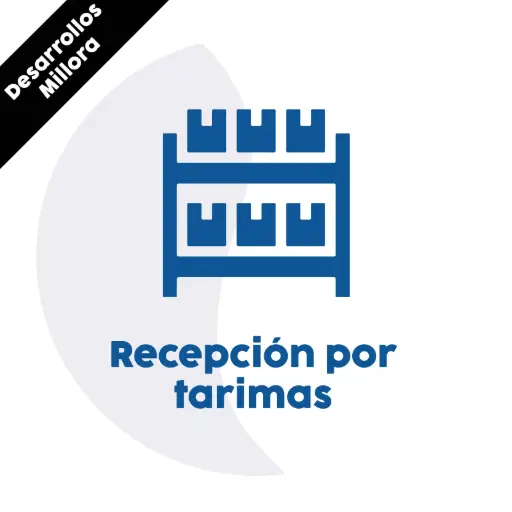 Recepción por tarimas